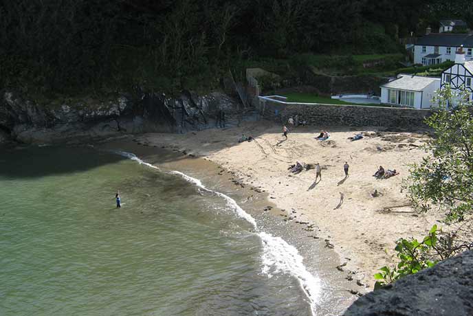 South of Fowey is the gorgeous Readymoney Cove, sheltered by cliffs and boasting rockpools, this is a lovely spot for a winter stroll.