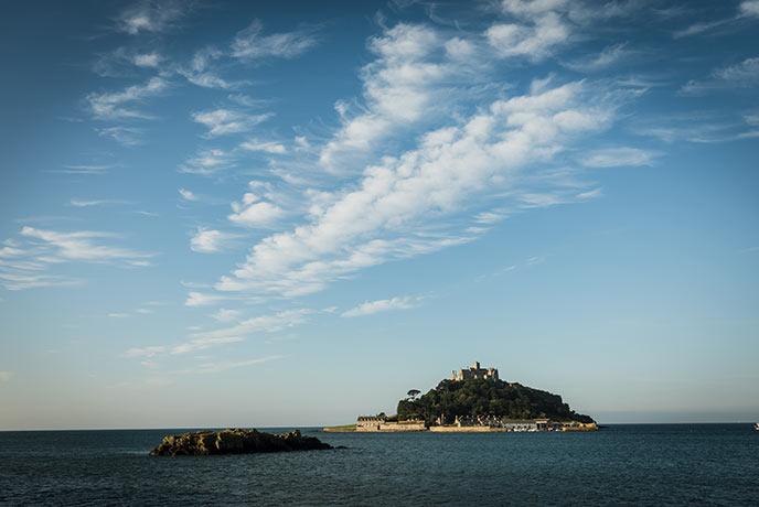 See the mount in the distance from Mousehole.