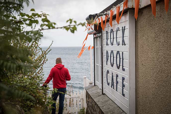 The Rock Pool Cafe is a culinary hot spot in Mousehole.