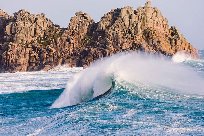 Adventure to Porthcurno beach for a day on the beach.