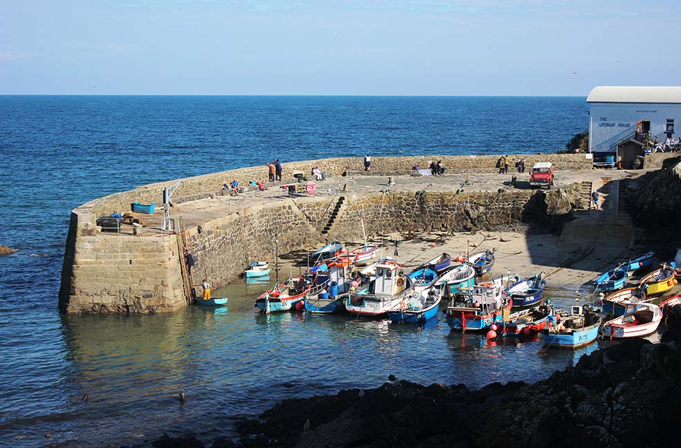 Coverack harbour