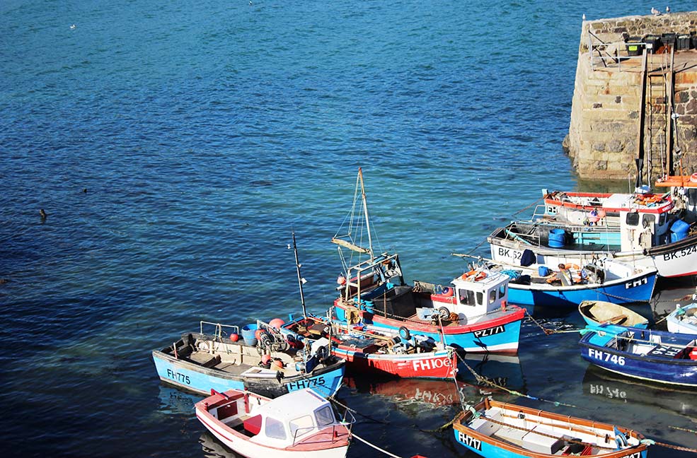 Coverack harbour