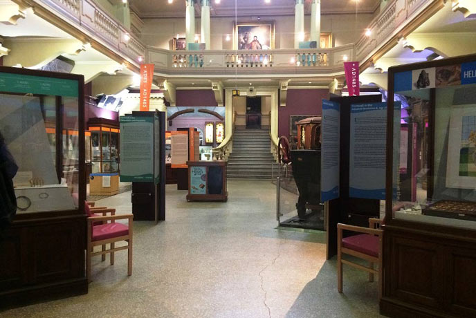 Entrance exhibition Royal Cornwall Museum