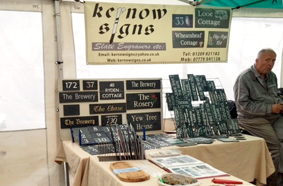 Kernow Sign Truro farmers market