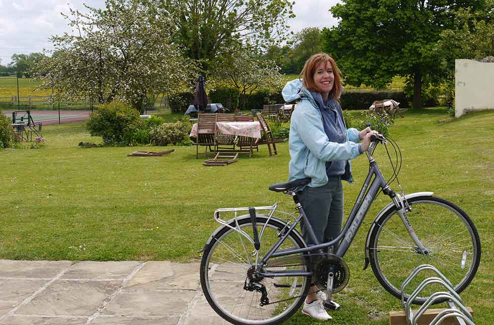 Cycling in lycra