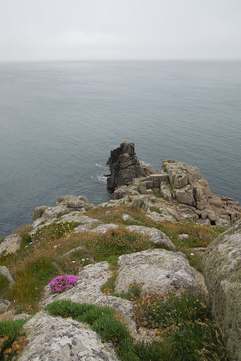 A grey day at the Minack