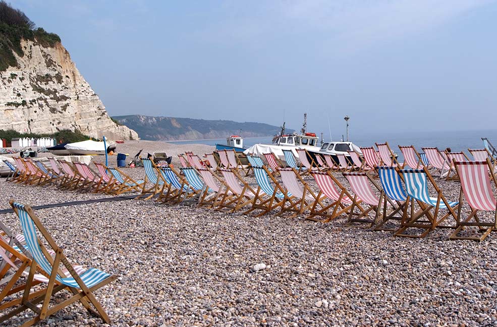 Beer deckchairs