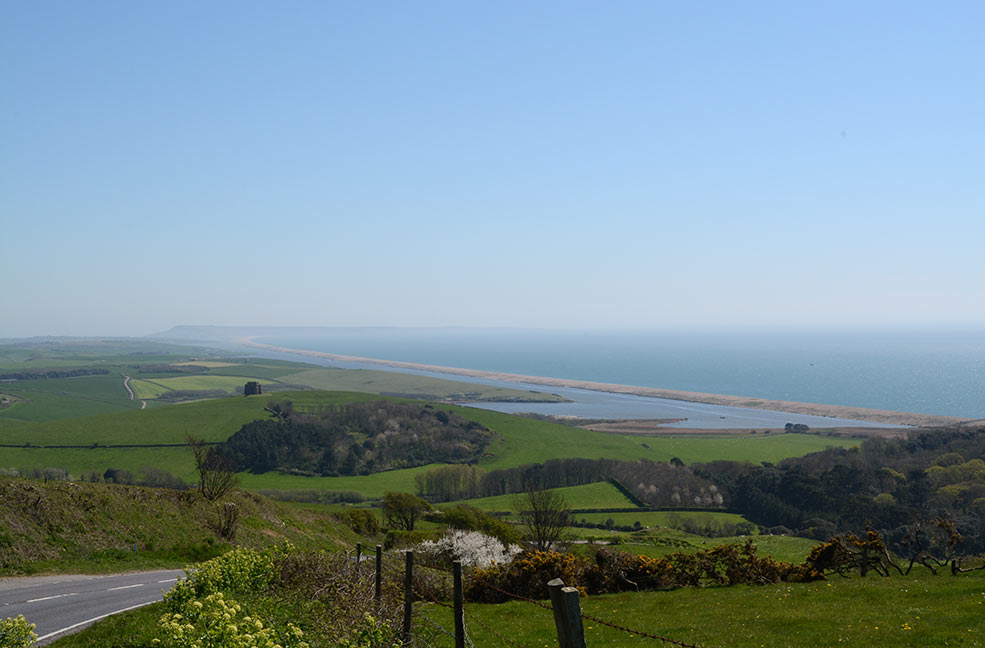 Nearby Jurassic coastline