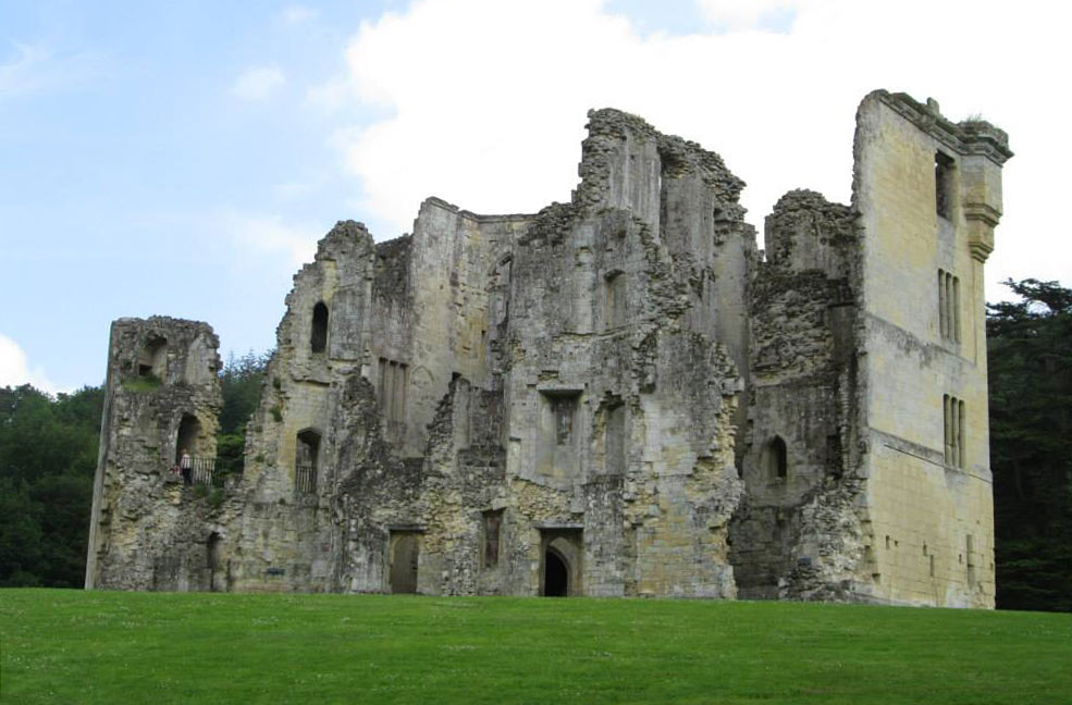 Old Wardour Castle film set