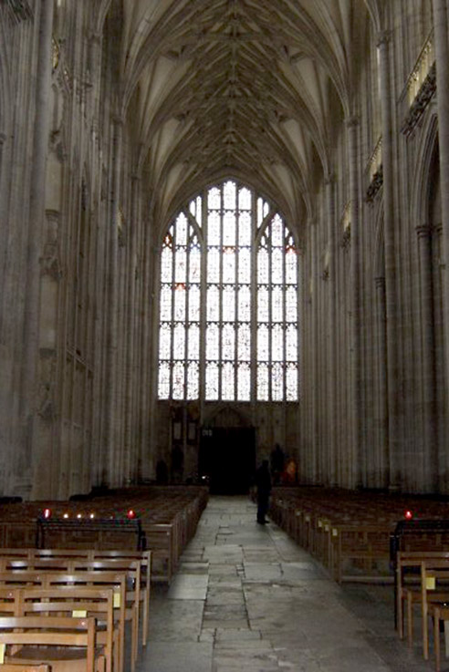 Winchester Cathedral film set