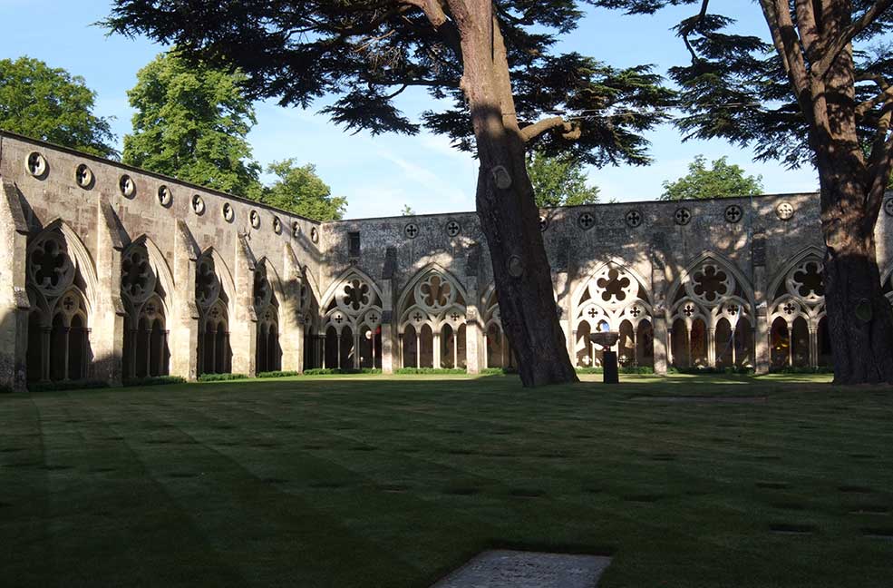 Salisbury Cathedral cloisters