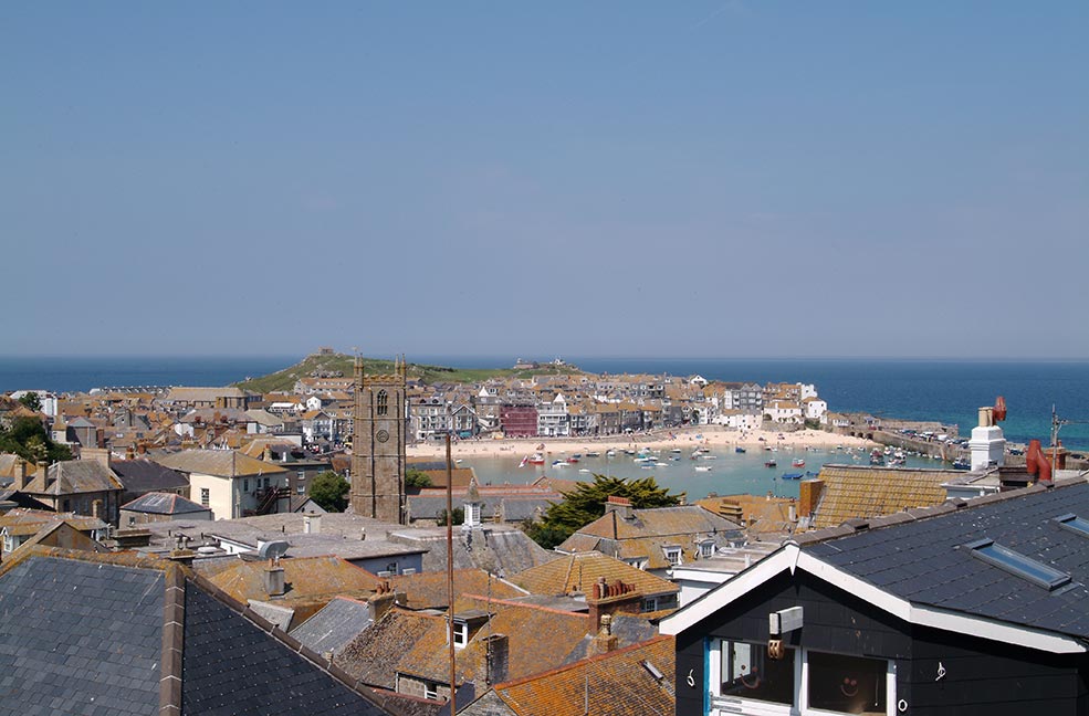 A view over the rooftops