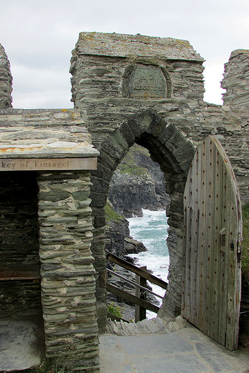 Tintagel castle arch