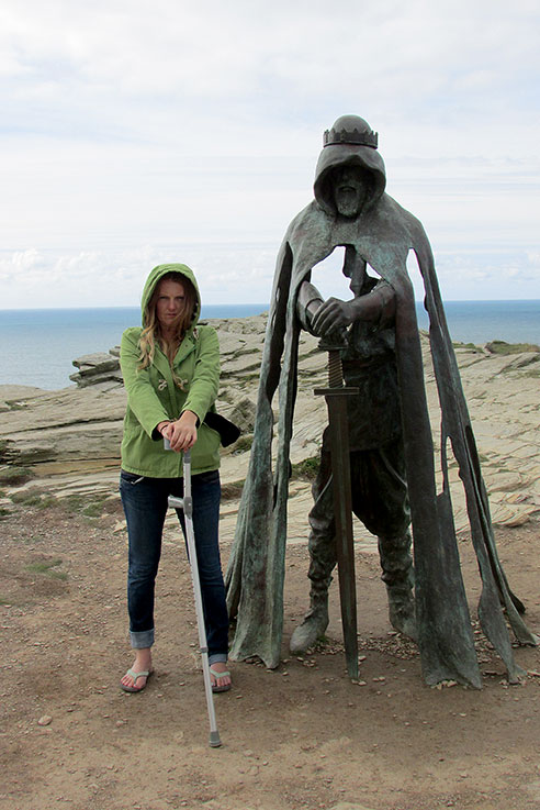 Photo opportunity at Tintagel