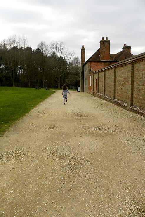 Running to the museum