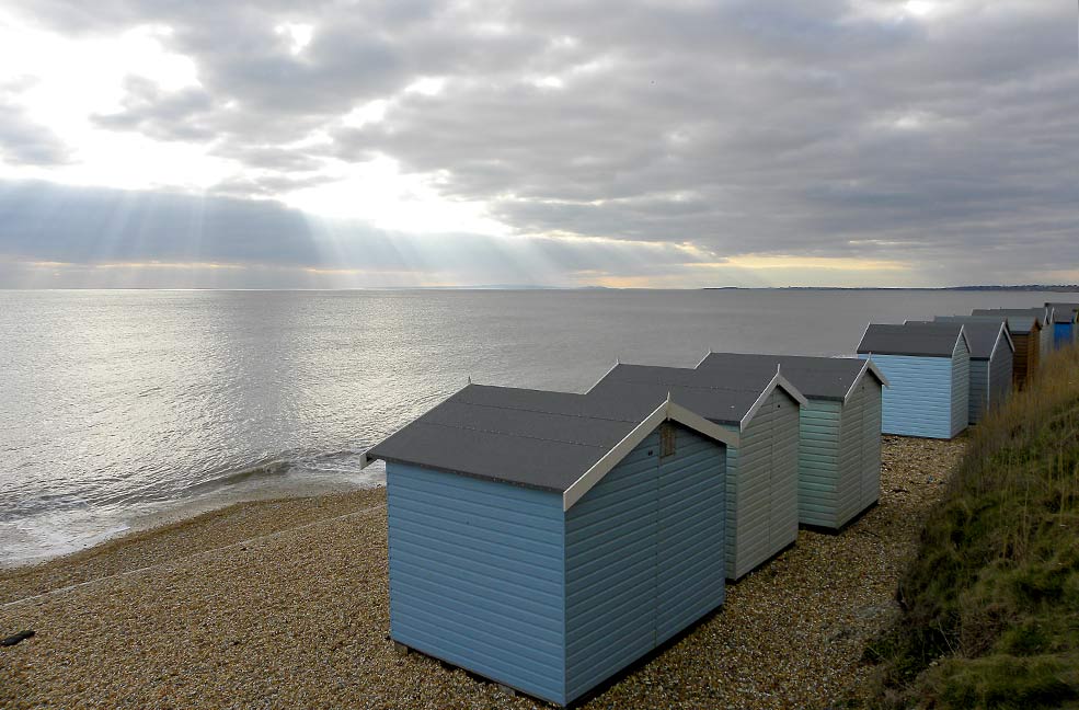 Barton on Sea beach huts