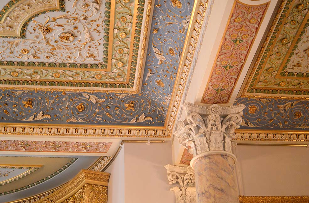 Osborne ornate ceiling