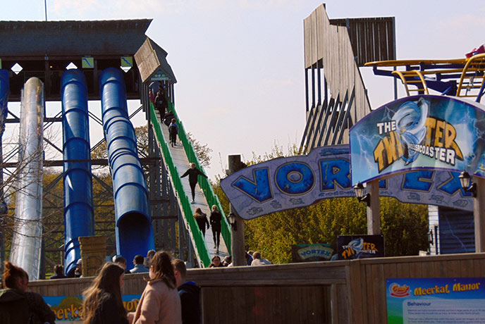 The waterslides are absolutely amazing at Crealy Adventure Park.