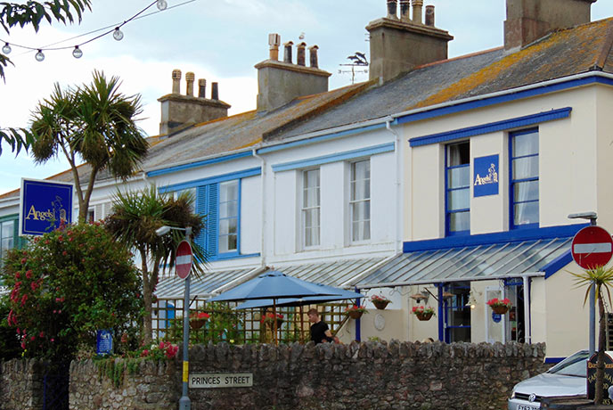 Relax and unwind with a delicious cream tea at Angels in Babbacombe.