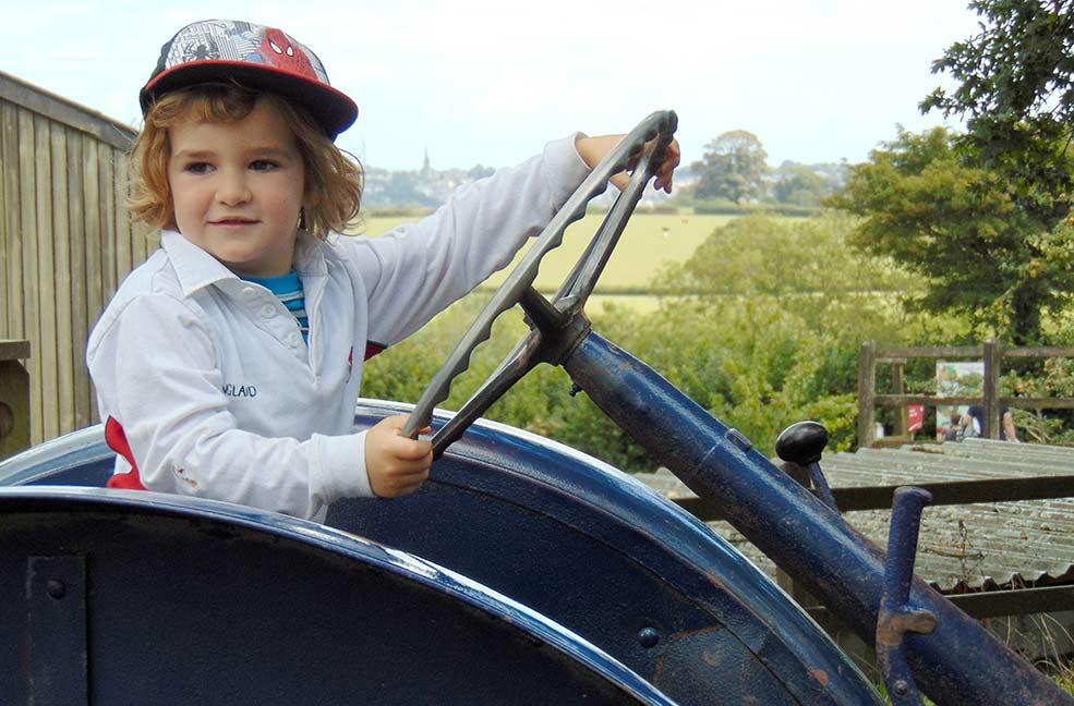 Tractor driver at Occombe