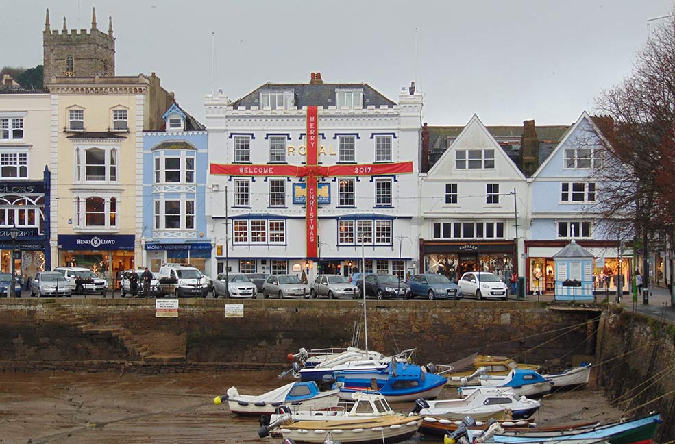 The haunted Royal Hotel in Dartmouth