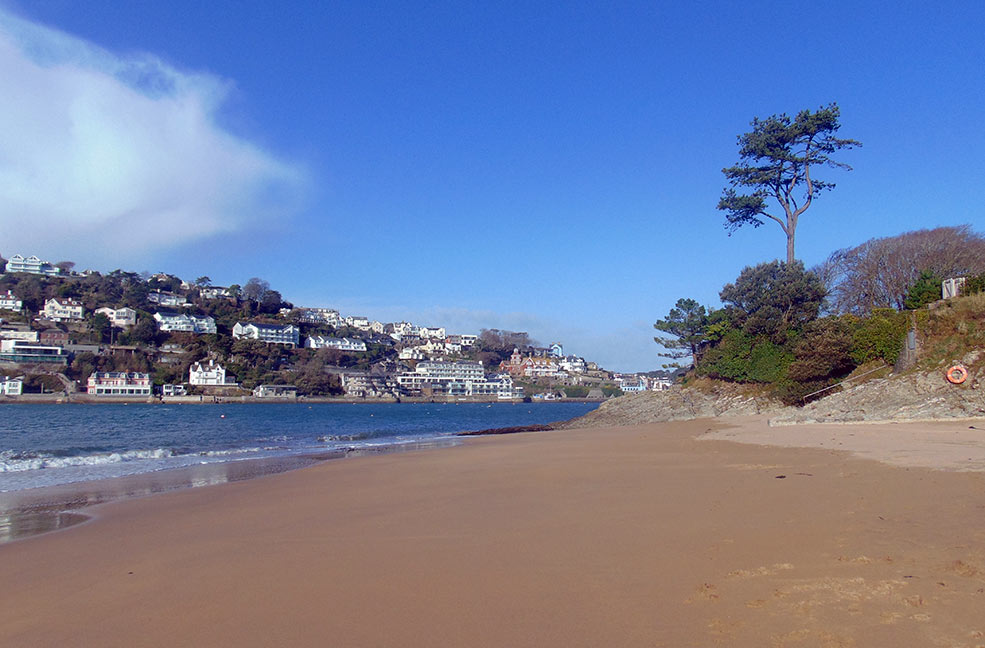 The beach has great views and gives you the prime opportunity to dip your toes in the sand.