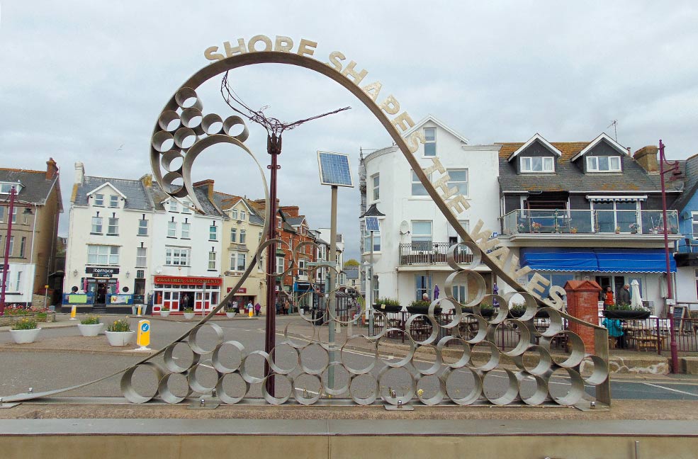 Seaton shore sculpture