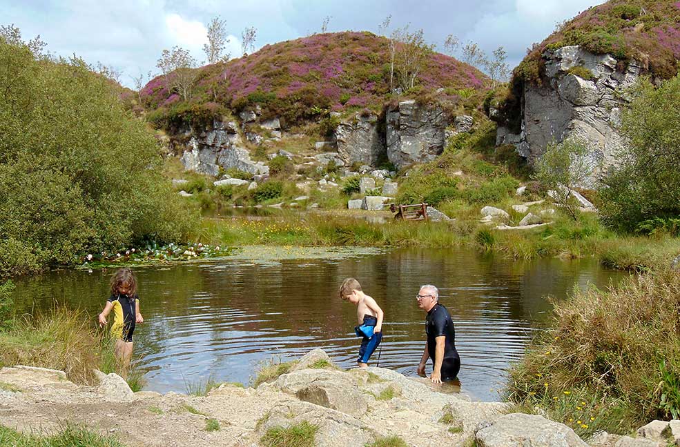 Wild swim quarry