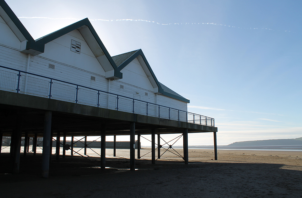 A close up of the Grand Pier at Weston Super Mare in Somerset.