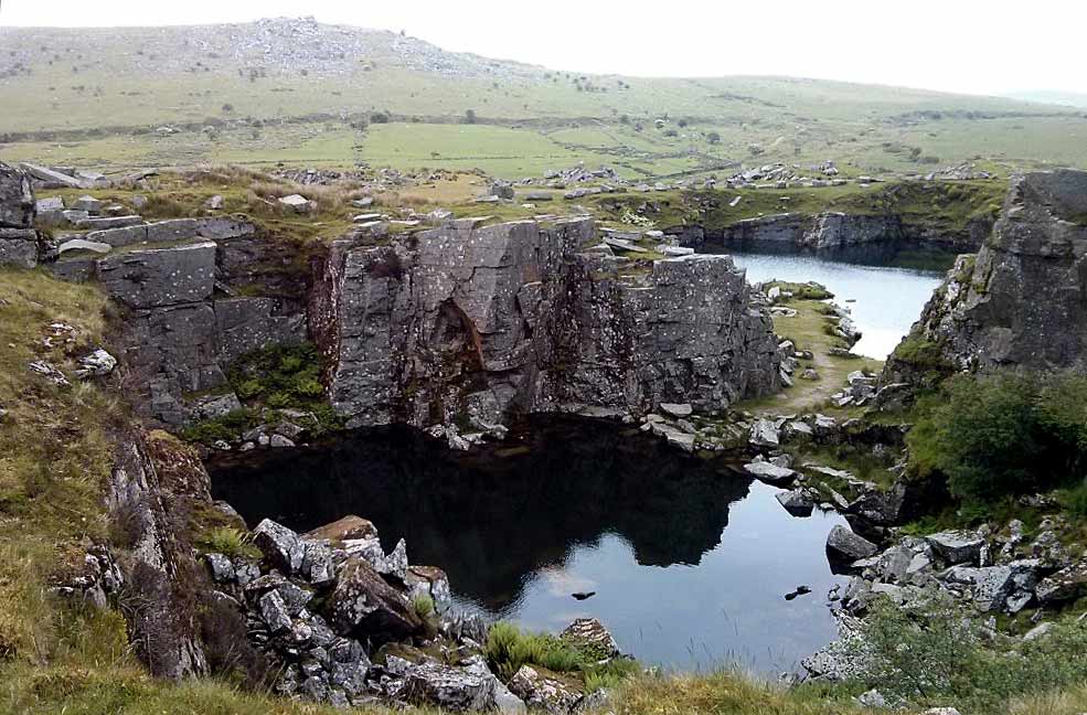 Wild Swimming at Goldiggins Quarry, Cornwall 