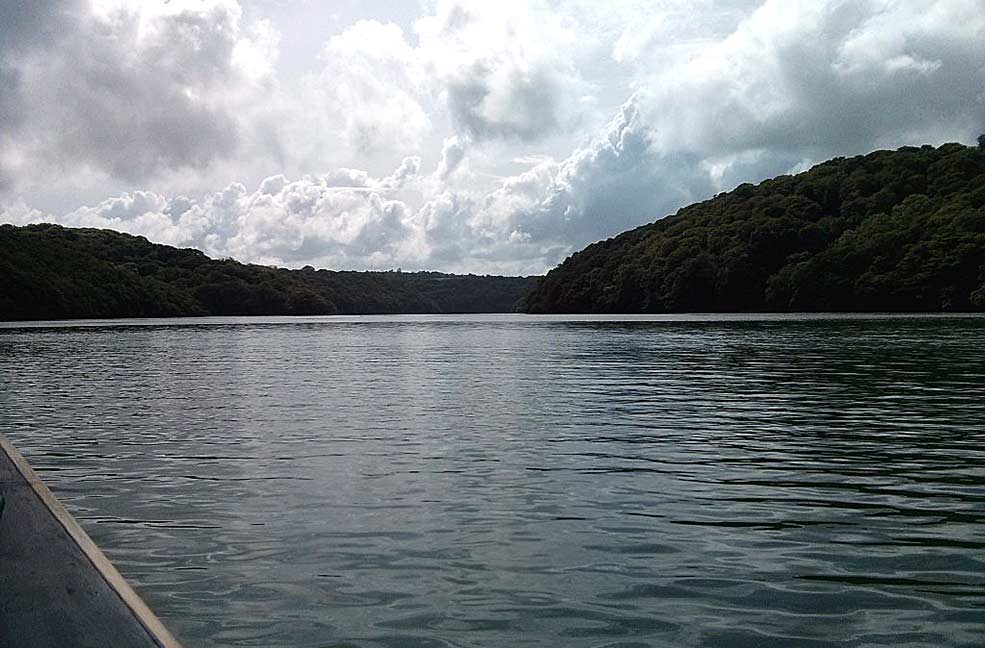 Ruan Creek wild swimming in Cornwall