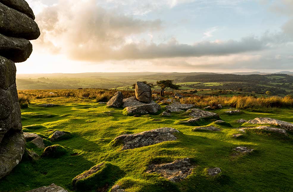 The changing weather on the moors makes for some dramatic landscape photography.