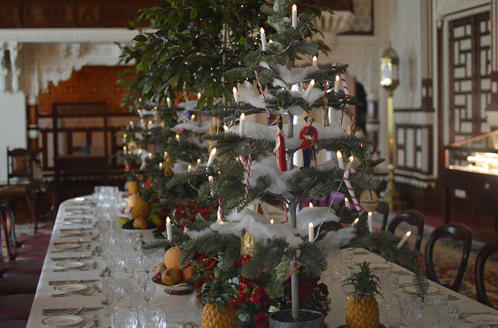 Christmas decorations at Victorian Osborne House