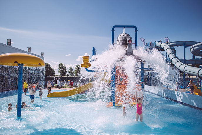 The incredible water park at Brean Leisure Park, one of the best things to do in Somerset with kids