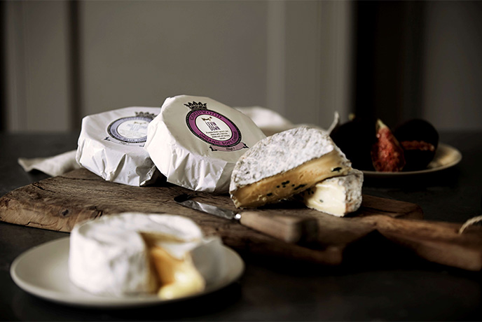 A selection of cheeses from Goodwood Farm Shop