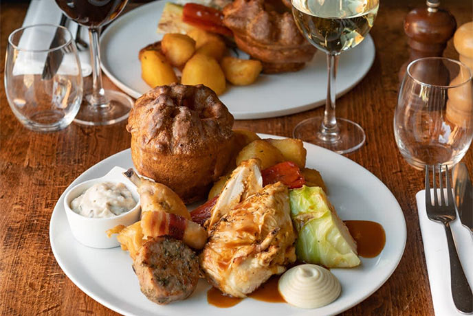 A Sunday roast at The Duke of Sussex