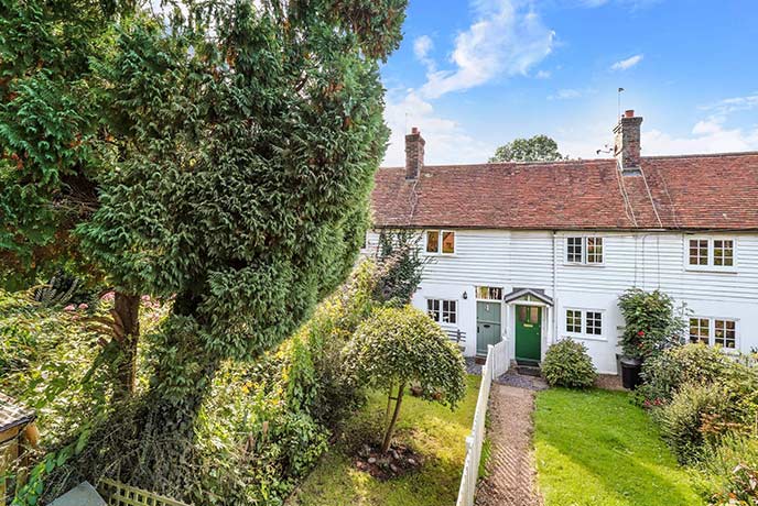 The seriously idyllic 4 Roberts Row in Sussex, with a lovely enclosed garden