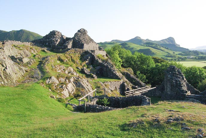 The ruins of Castell y Bere in Gwynedd