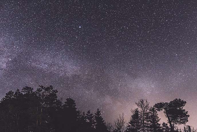 The night sky above Horcum